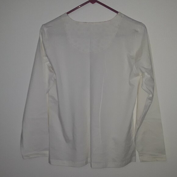 NWOT cute Sonhart ladies small P.J set,cream colored top w/matching pants - Picture 7 of 9